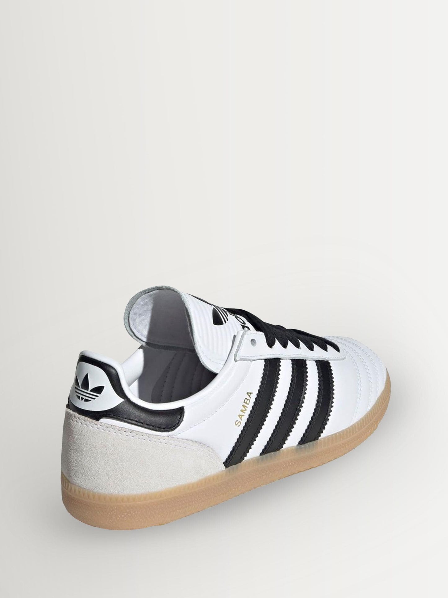 adidas Originals White/Black Samba JP Junior Trainers image 6