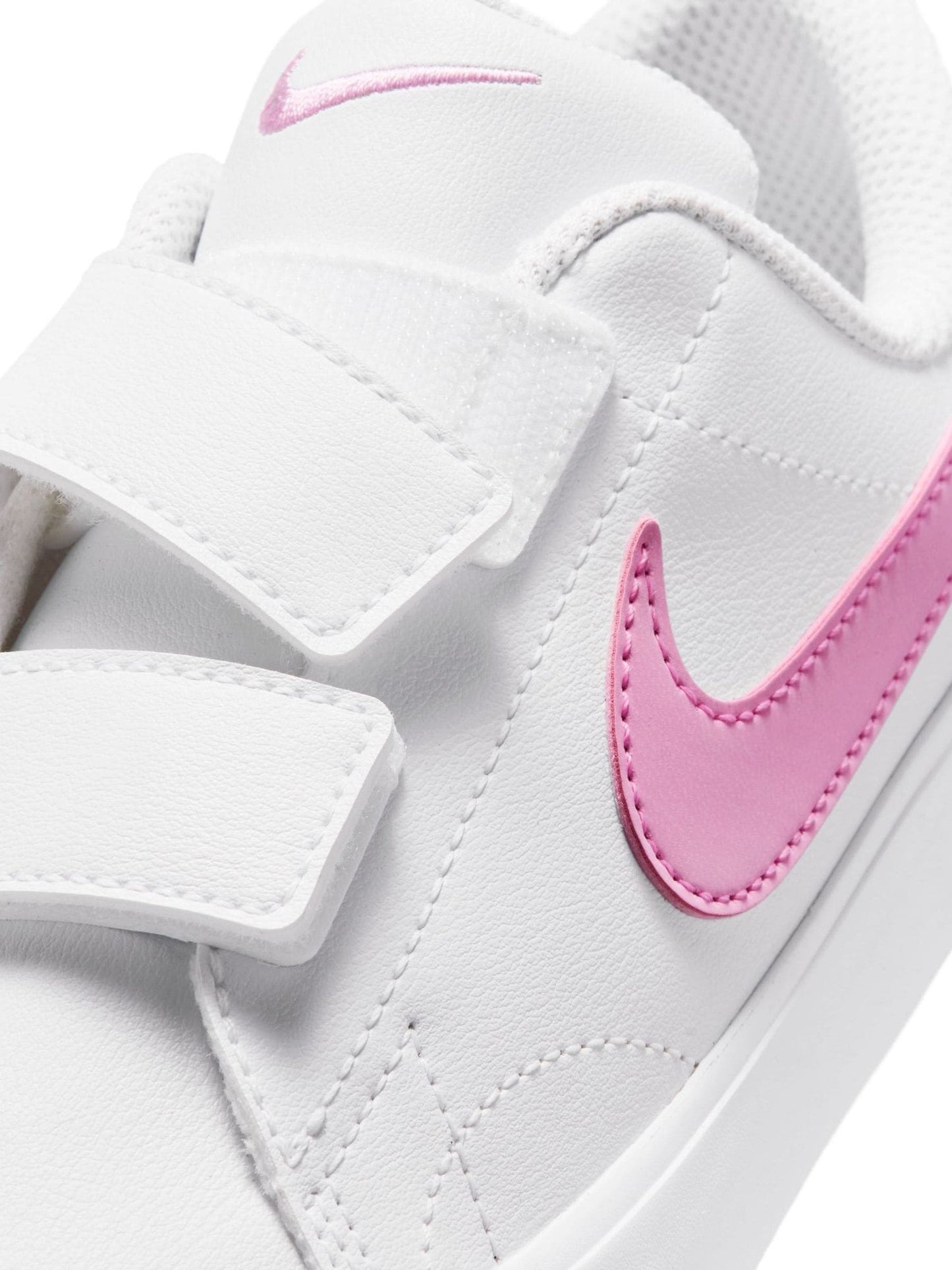 Nike White/Pink Junior Tennis Essential Trainers image 7
