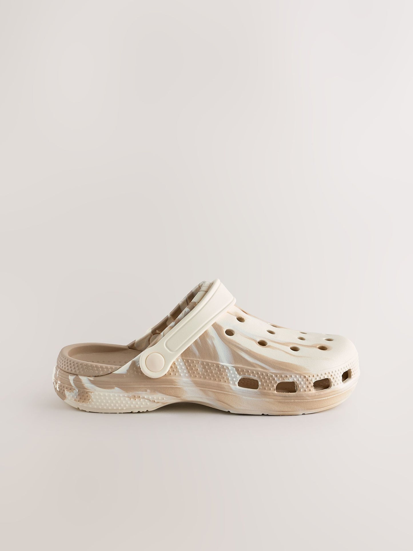 Neutral Marble Wide Fit (G) Comfort Clogs image 6