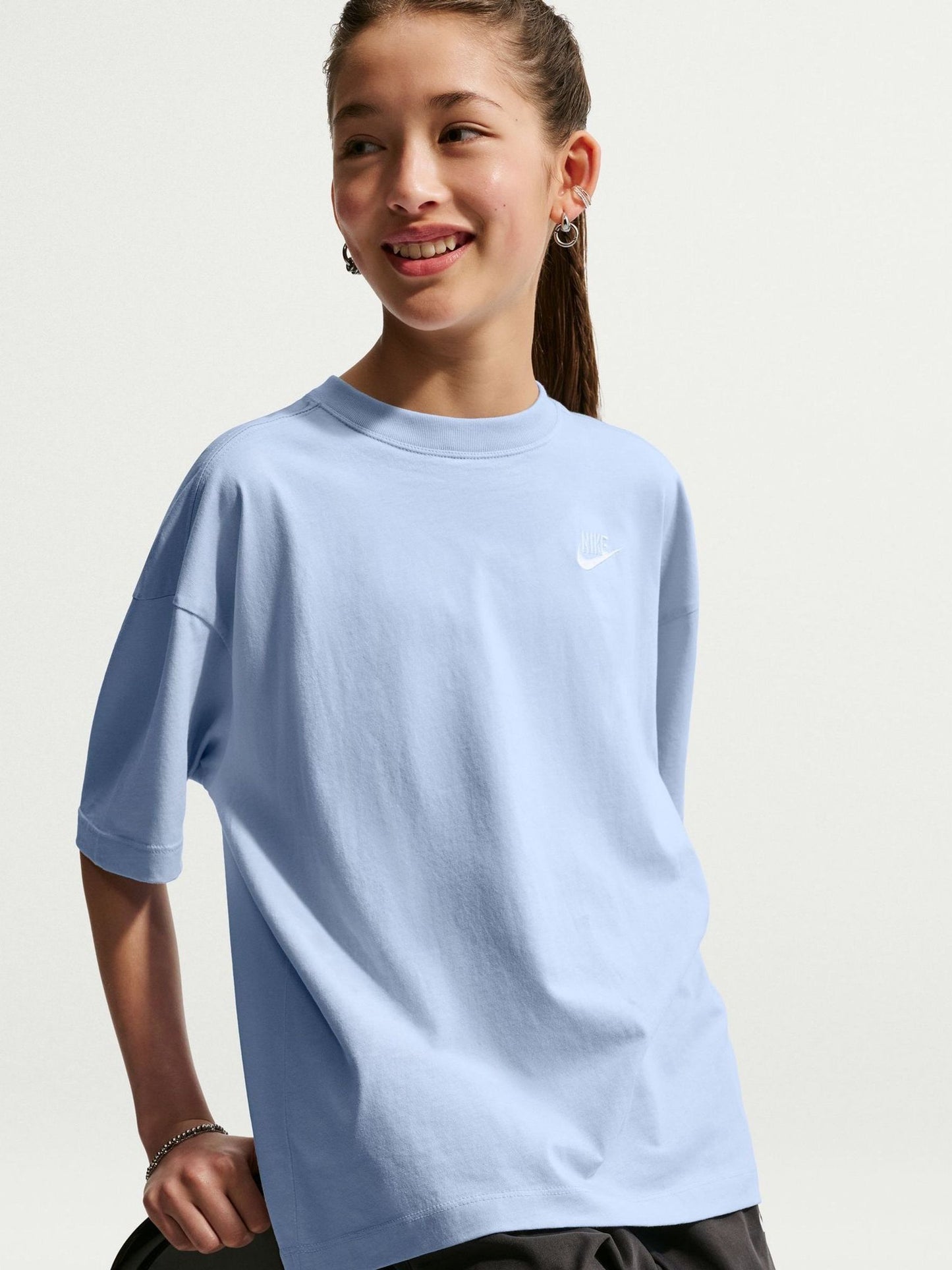 Dsiney Kidz - Nike Hydrogen Blue Oversized Futura T-Shirt image 5