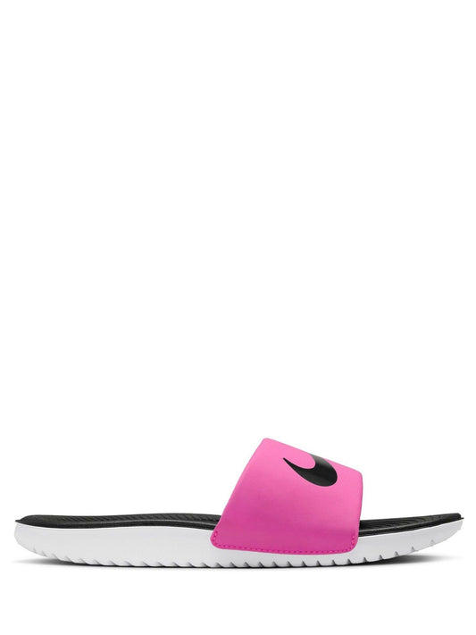 Nike Black/White Kawa Junior Youth Sliders image 2