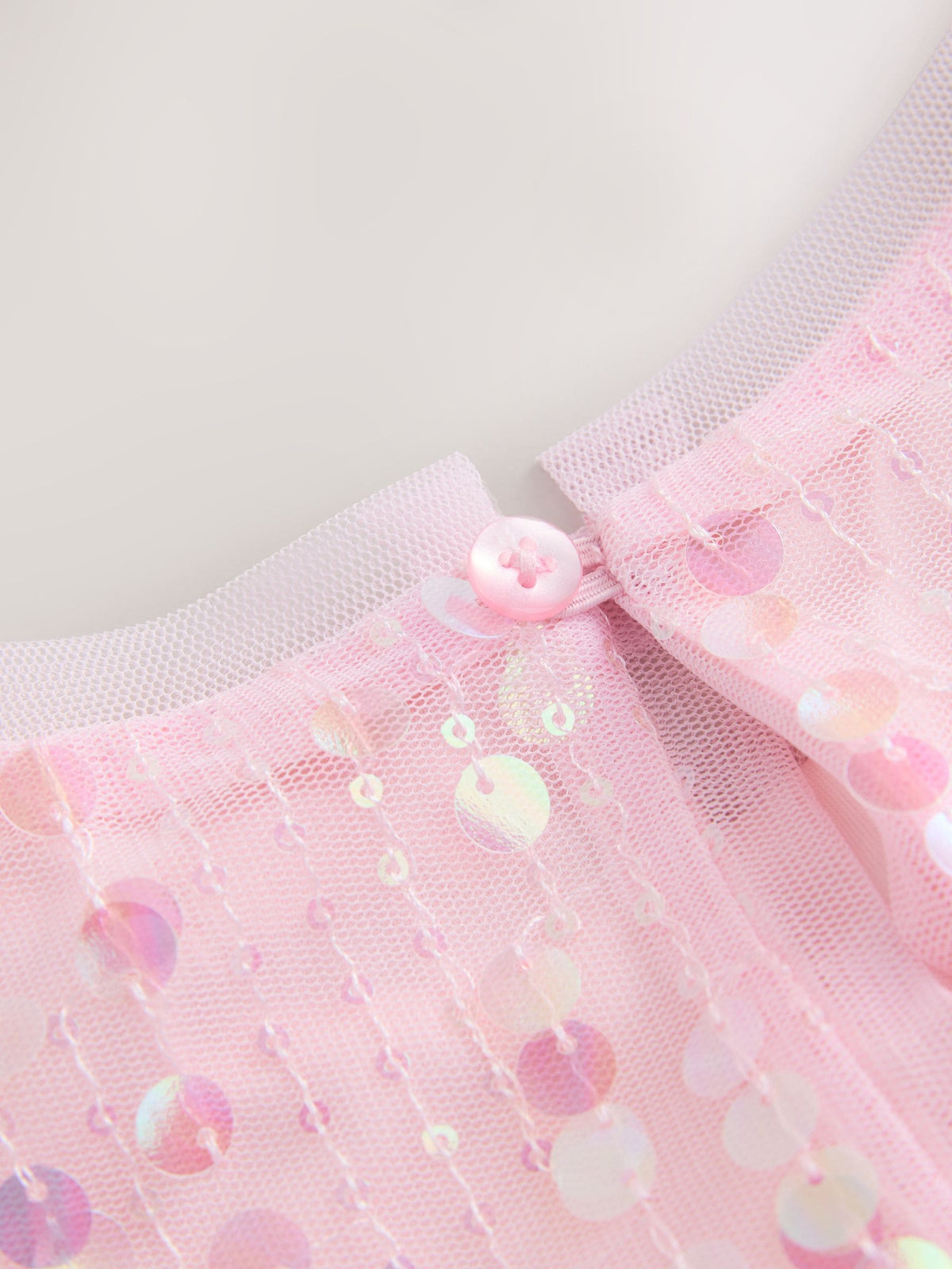 Dsiney Kidz - Pink Angel Sleeve Sequin Peplum Party Dress (3-16yrs) image 9