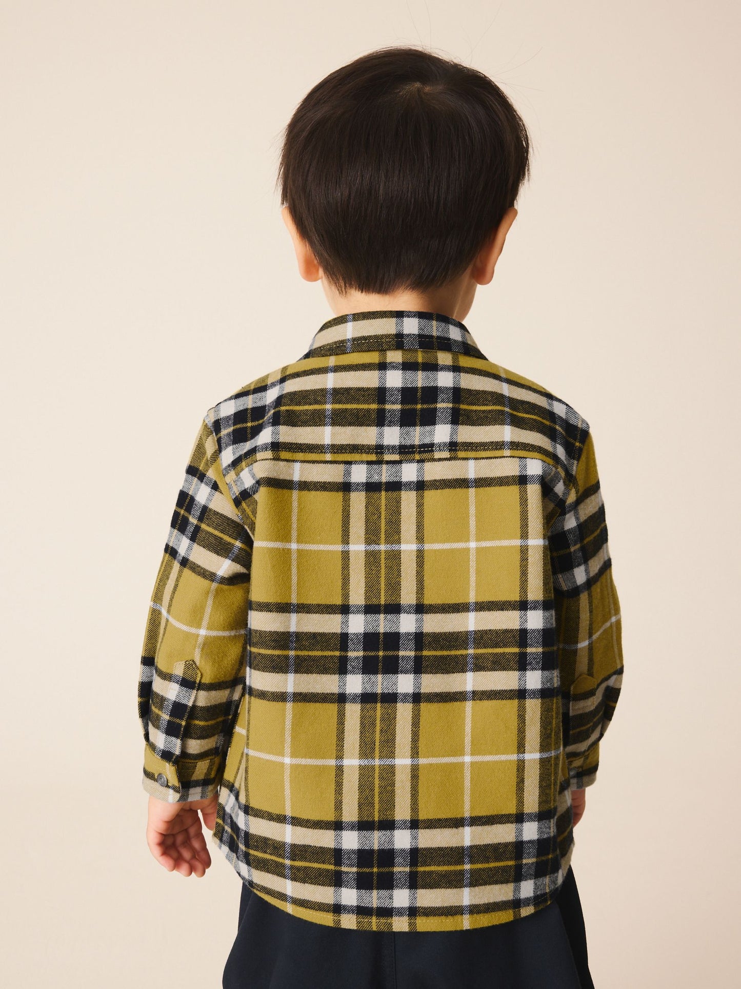 Dsiney Kidz - Yellow Check Long Sleeve Check Shirt (3mths-7yrs) image 4