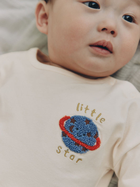 Dsiney Kidz - Neutral/Blue Space Top and Leggings Baby Set (0mths-2yrs) image 2