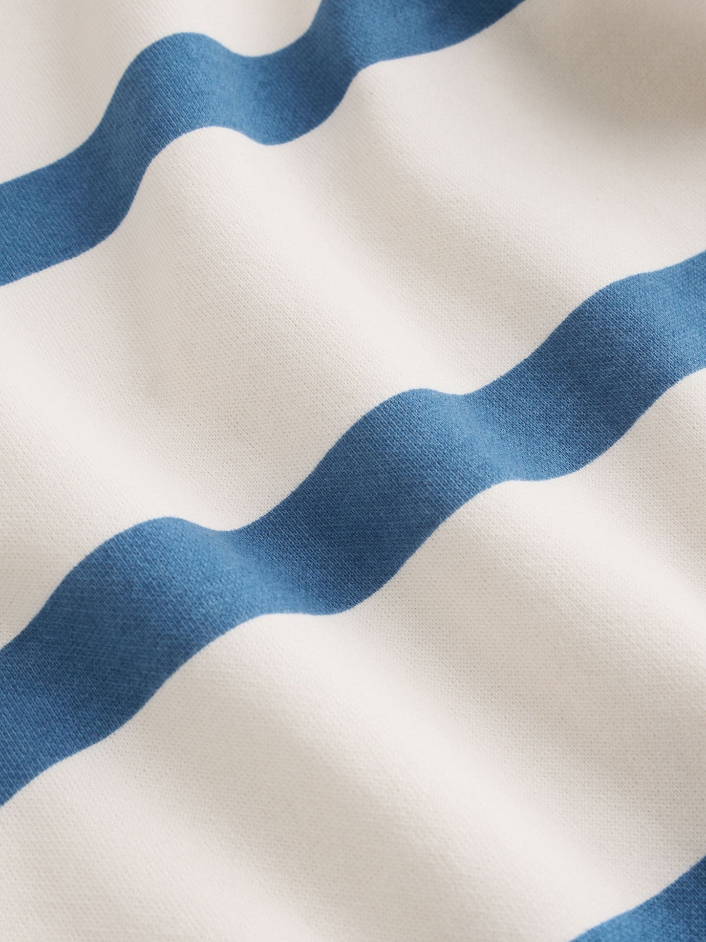 Blue/Ecru Stripe Sweat Baby Romper (0mths-3yrs) image 8