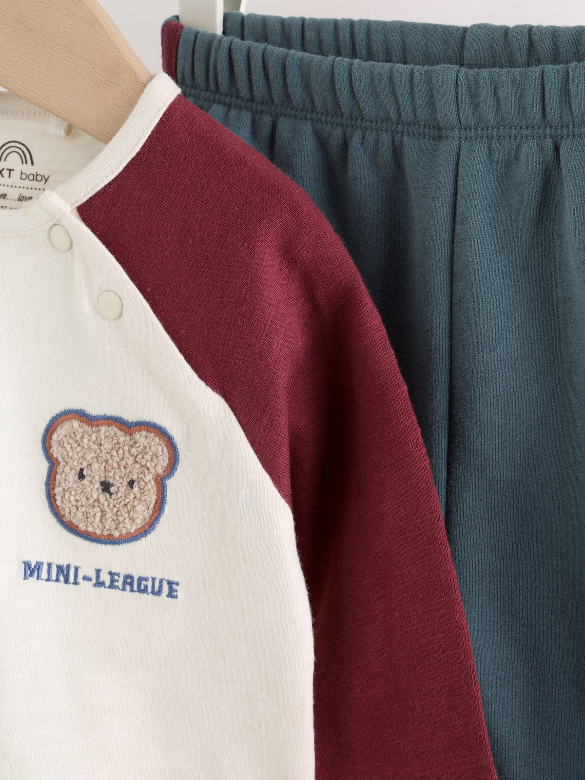 Dsiney Kidz - Blue/Neutral Varsity Top and Leggings Baby Set (0mths-2yrs) image 7