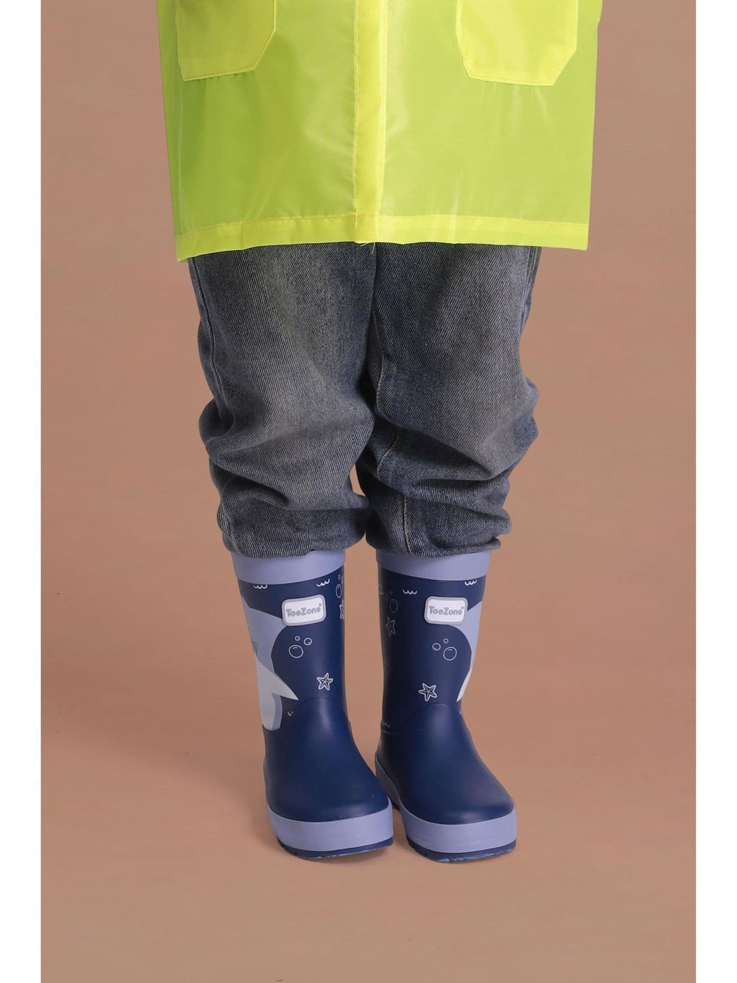 Toezone Blue Shark Waterproof Wellies image 7