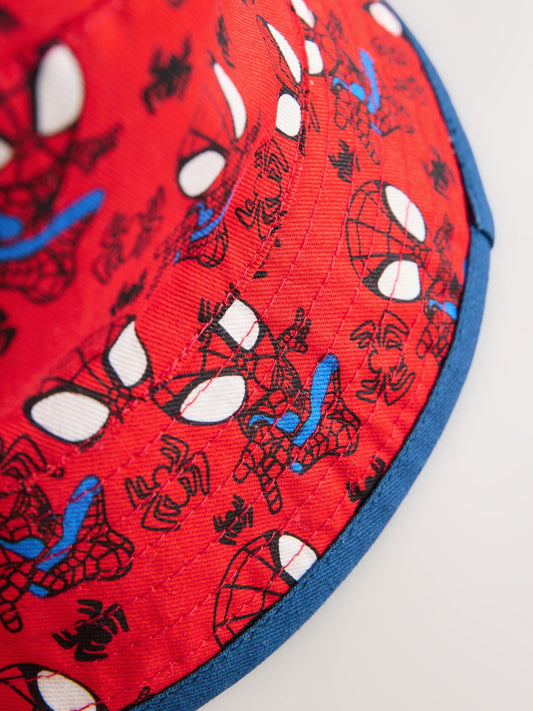 Dsiney Kidz - Red/Navy Blue Spidey and His Amazing Friends Buckey Hat (1-10yrs) image 2