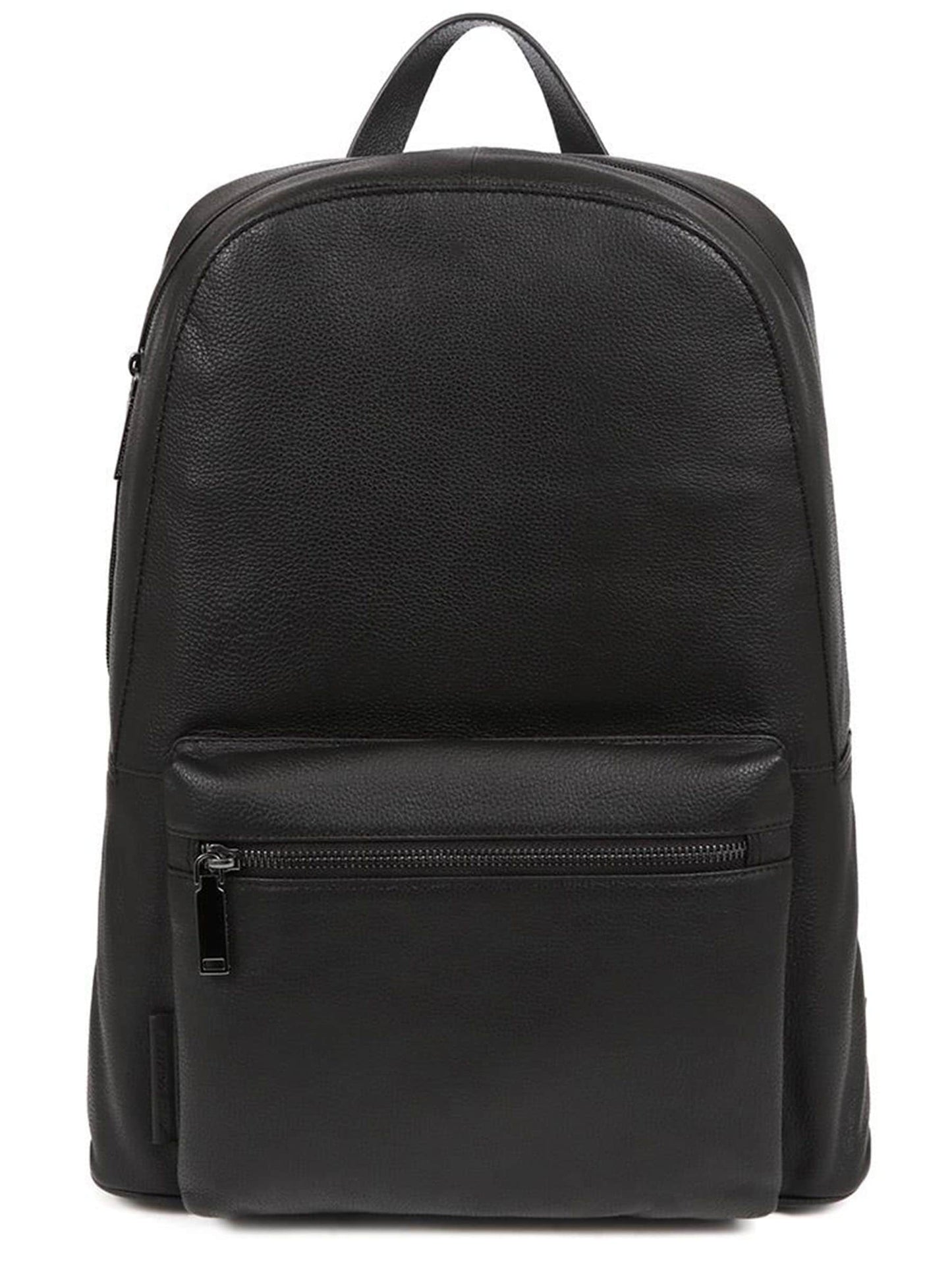 Jones Bootmaker Black Vally Leather Backpack image 1