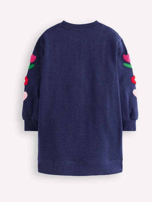 Dsiney Kidz - Boden Light Blue Relaxed Sweatshirt Dress image 2