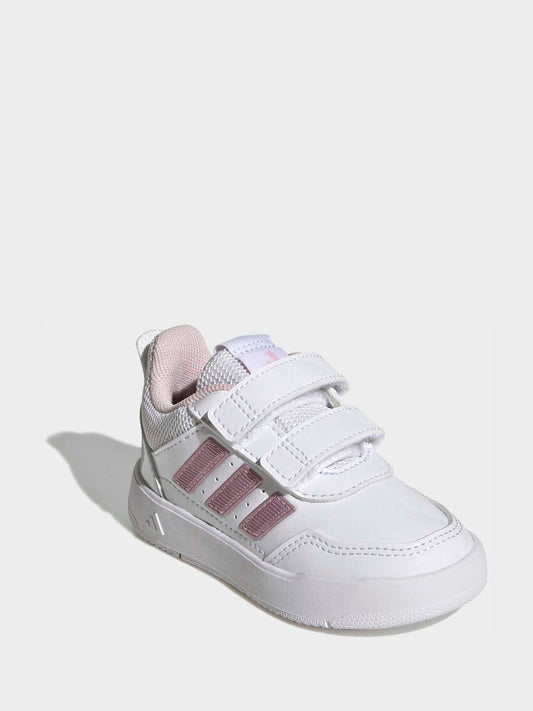 adidas Pink/White Hook and Loop Tensaur Sport 3.0 Infant Trainers image 2