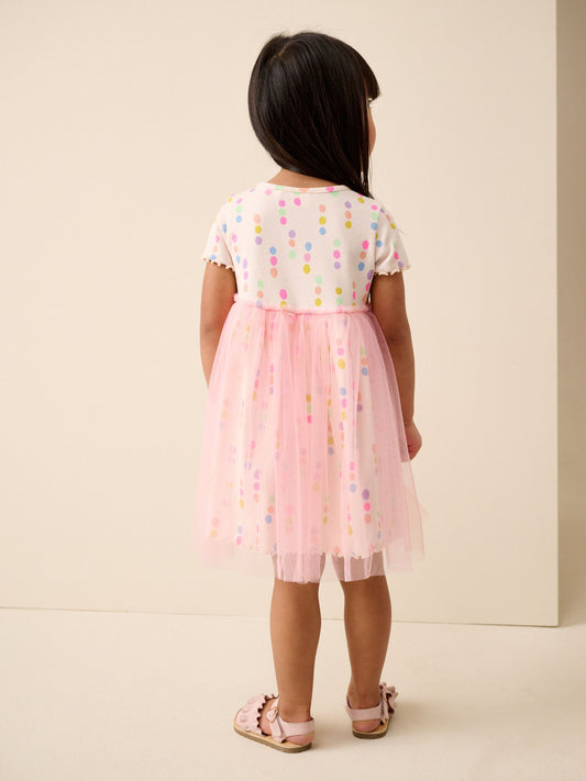 Dsiney Kidz - Rainbow Spot Mesh Skirt Dress (3mths-7yrs) image 2