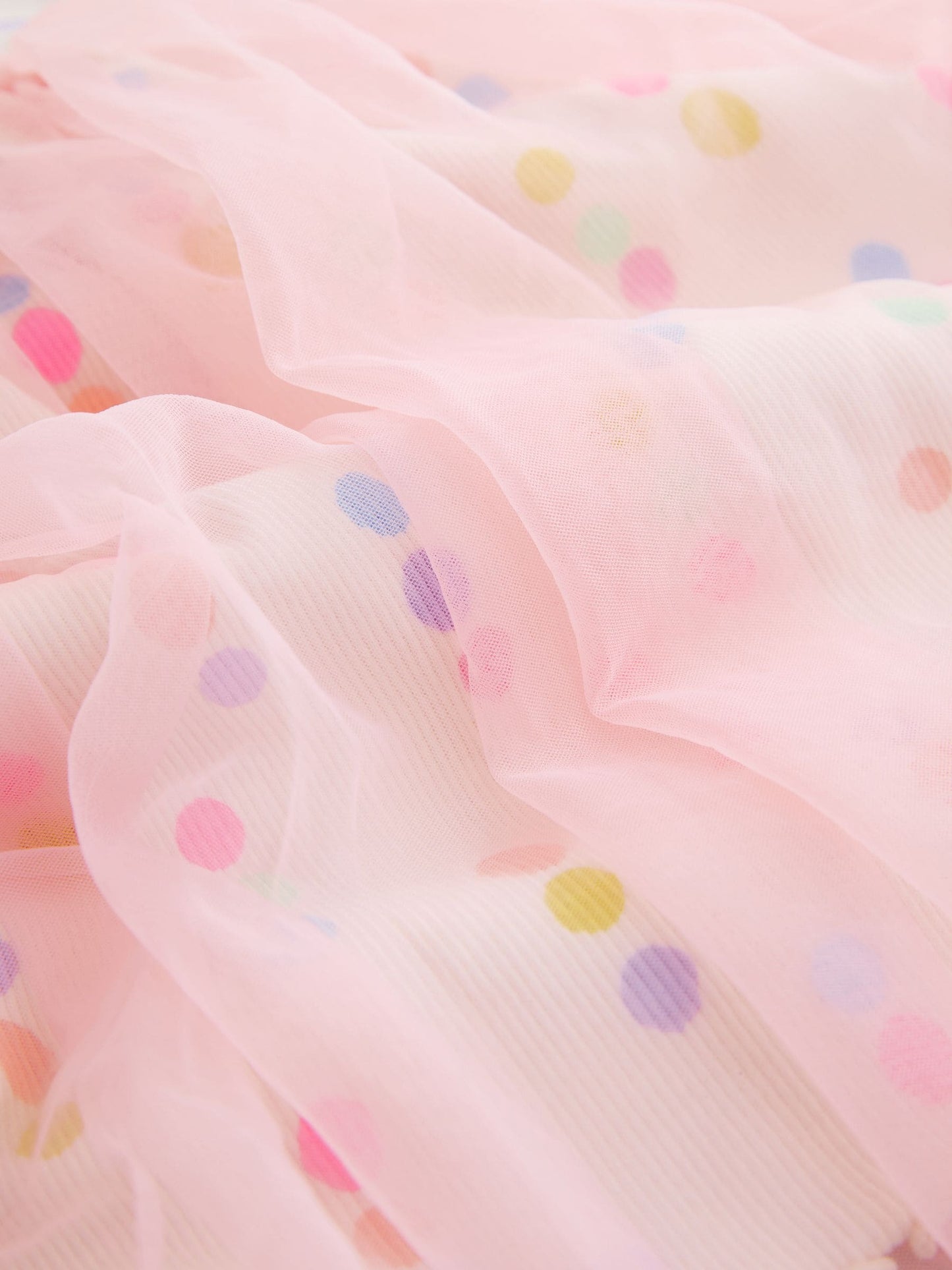 Rainbow Spot Mesh Skirt Dress (3mths-7yrs) image 7