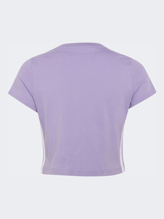 Dsiney Kidz - adidas Lilac 3-Stripes Essentials Baby T-Shirt image 2