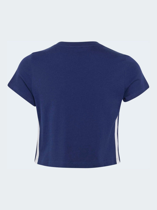 Dsiney Kidz - adidas Blue 3-Stripes Essentials Baby T-Shirt image 2