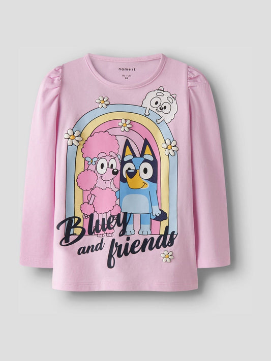 Dsiney Kidz - Name It Pink Bluey Long Sleeve T-Shirt image 2