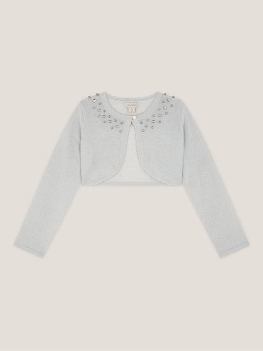 Monsoon Silver Diamanté Embellished Cardigan image 2