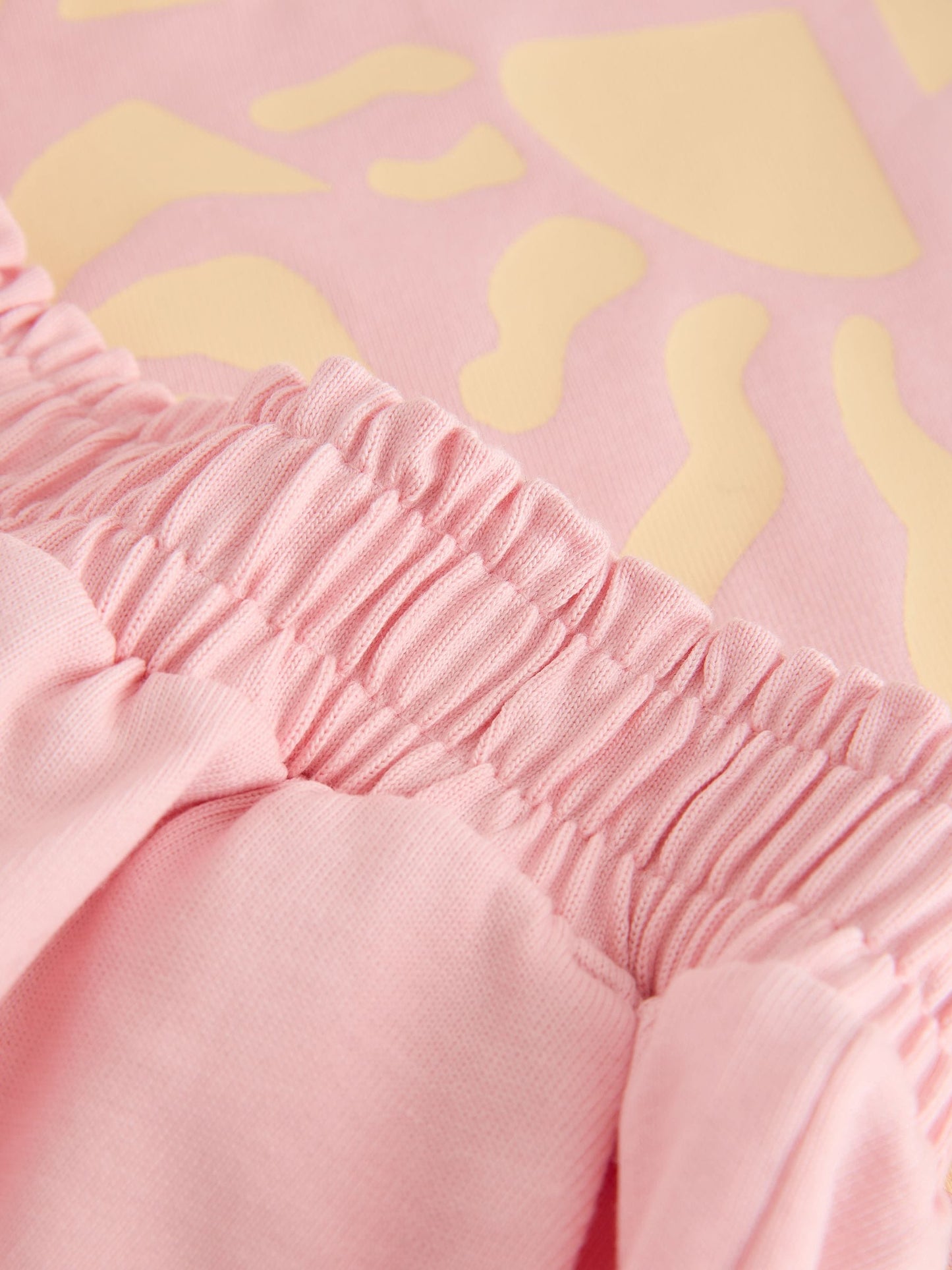 Pink/Yellow Palm Heavyweight T-Shirt and Shorts Set (3-16yrs) image 9