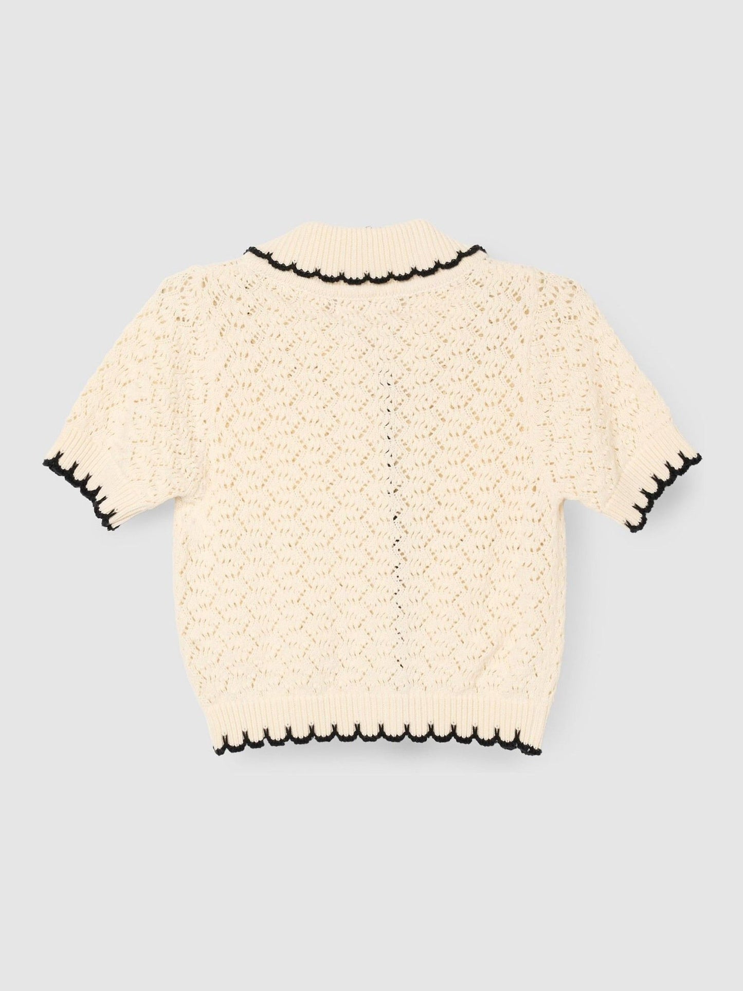 Dsiney Kidz - Angel & Rocket White Penny Frill Detail Short Sleeve Cardigan image 6