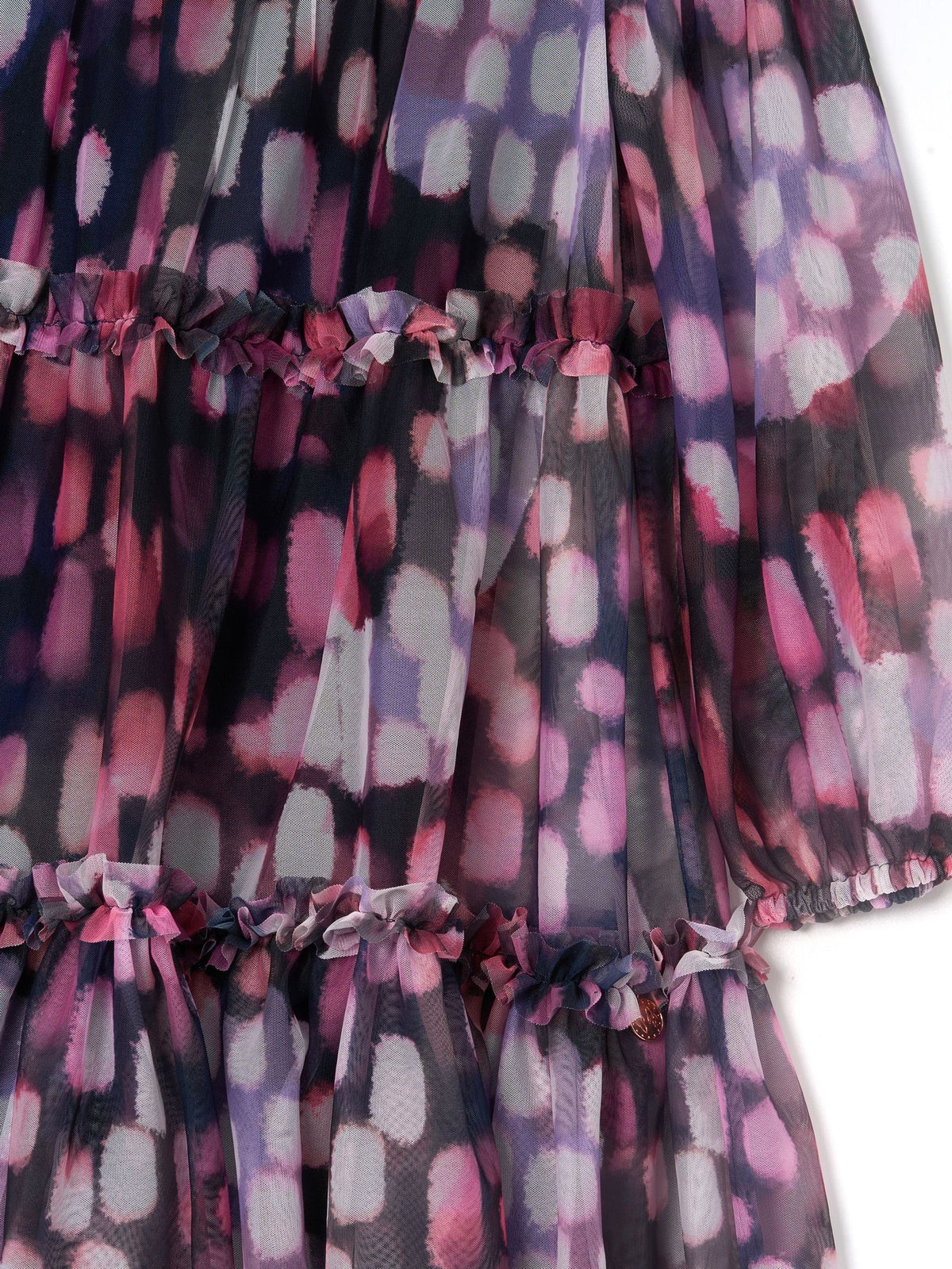 Dsiney Kidz - Angel & Rocket Purple Cara Printed Swing Mesh Dress image 7