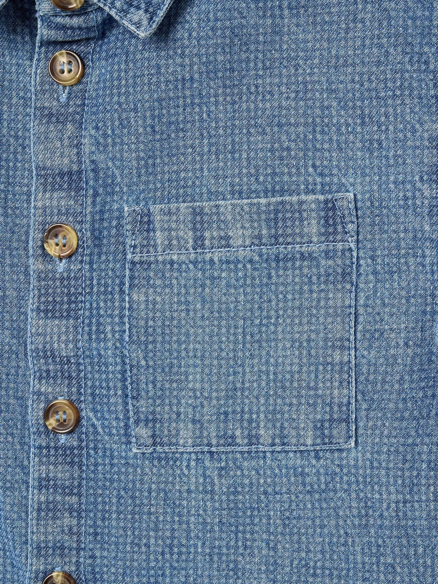 Dsiney Kidz - Angel & Rocket Blue Max Jacquard Denim Shirt image 8