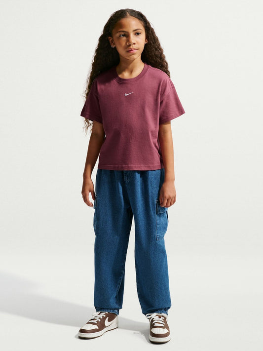 Dsiney Kidz - Nike Pink Smoke Sportswear Boxy T-Shirt image 2