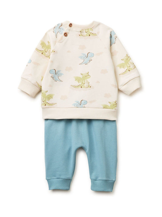 Benetton Blue Sweatshirts Set 2 Piece image 2