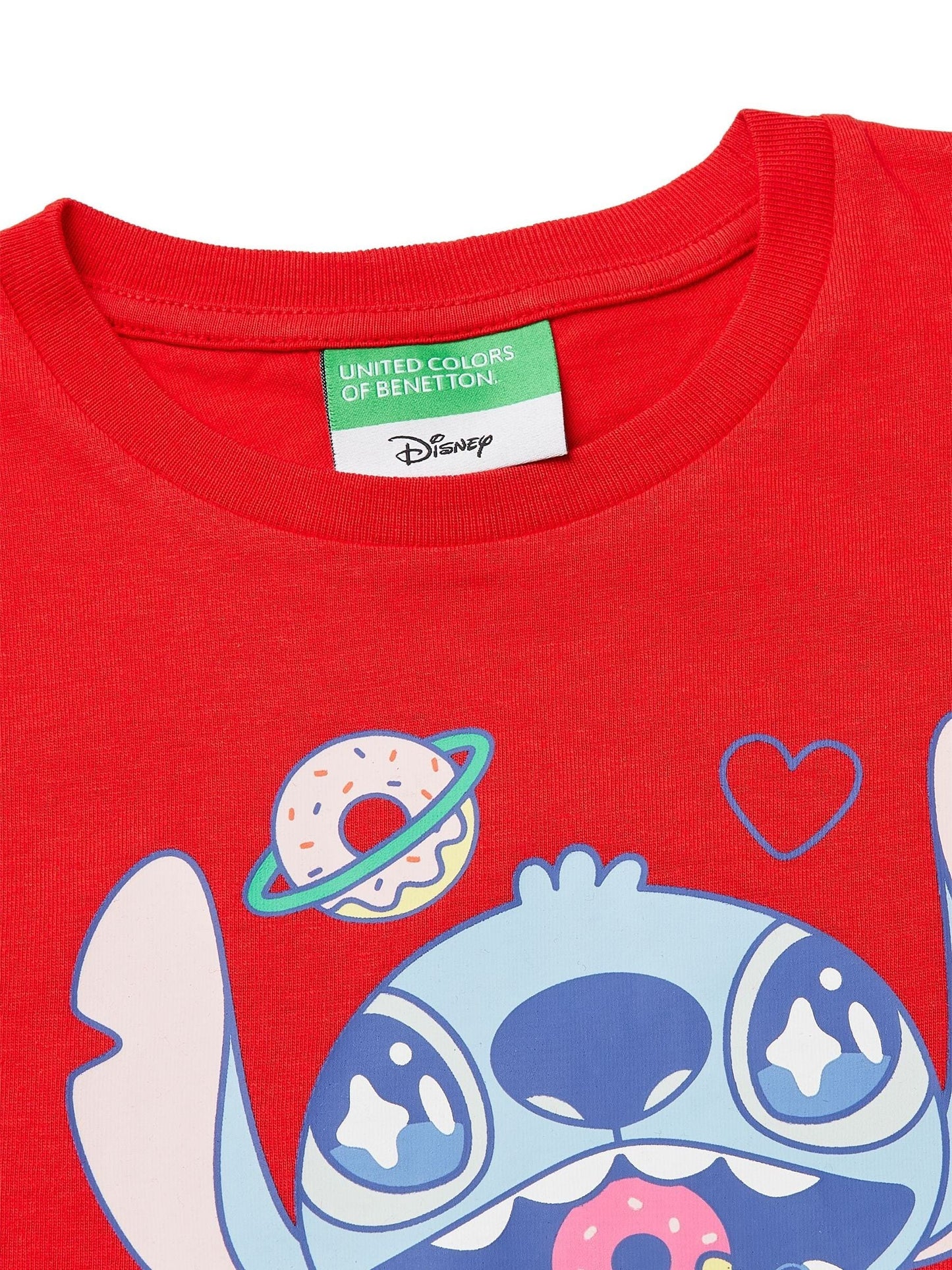 Benetton Red Printed Character T-Shirt image 3