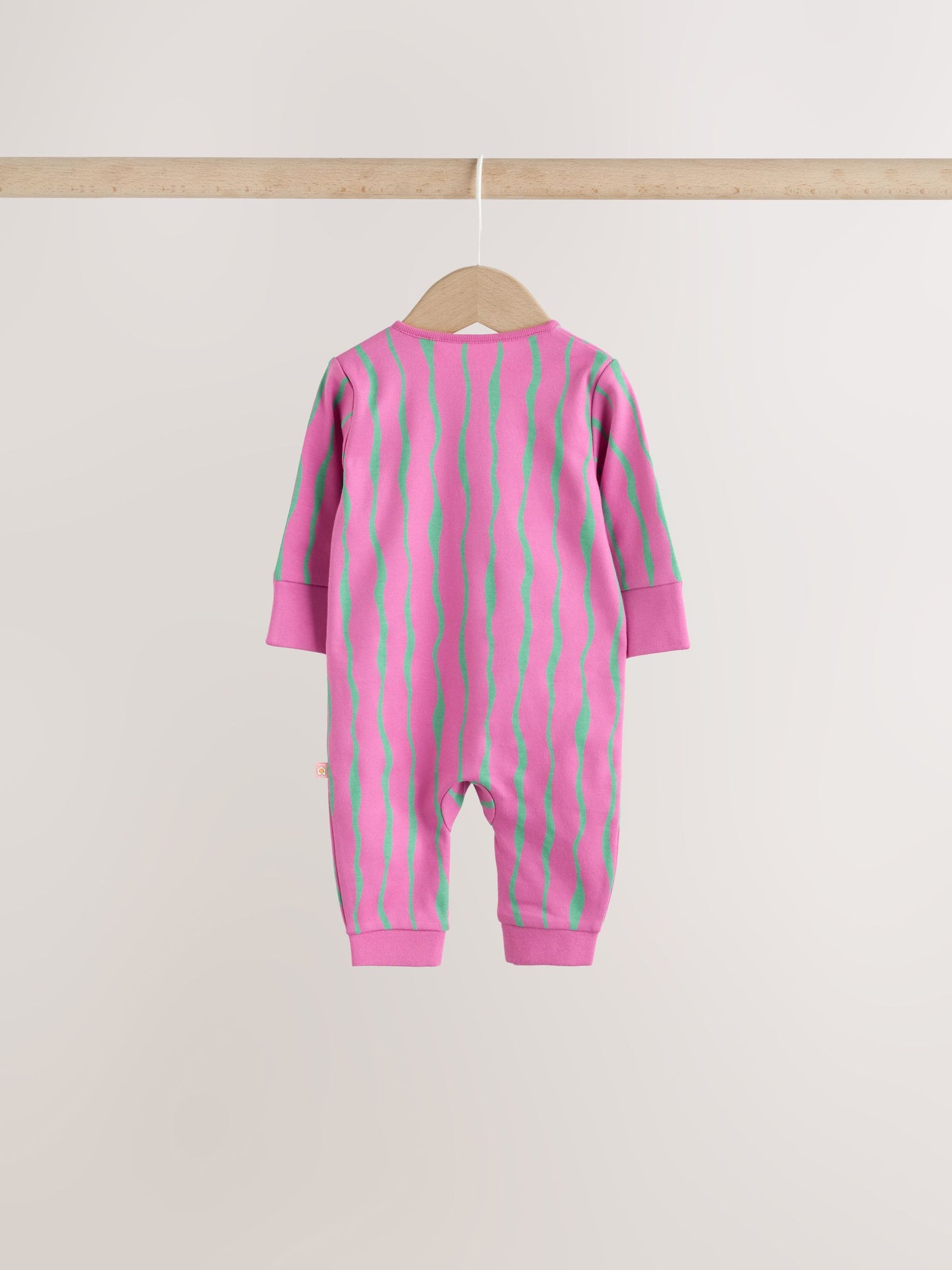 Bright Brunch Two Way Zip Baby Sleepsuits 3 Pack (0mths-3yrs) image 9