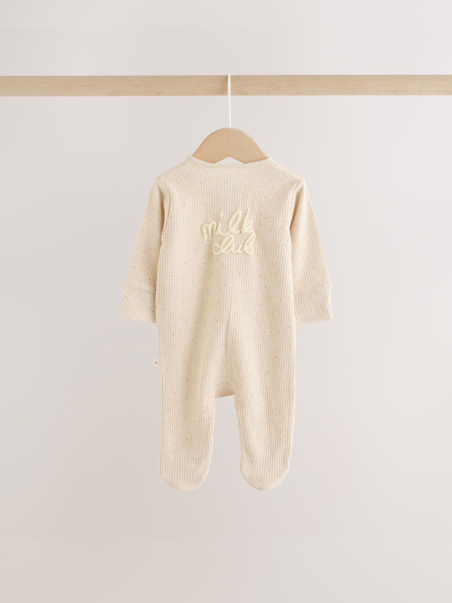 Neutral Milk Club Two Way Zip Baby Sleepsuits 3 Pack (0-2yrs) image 9