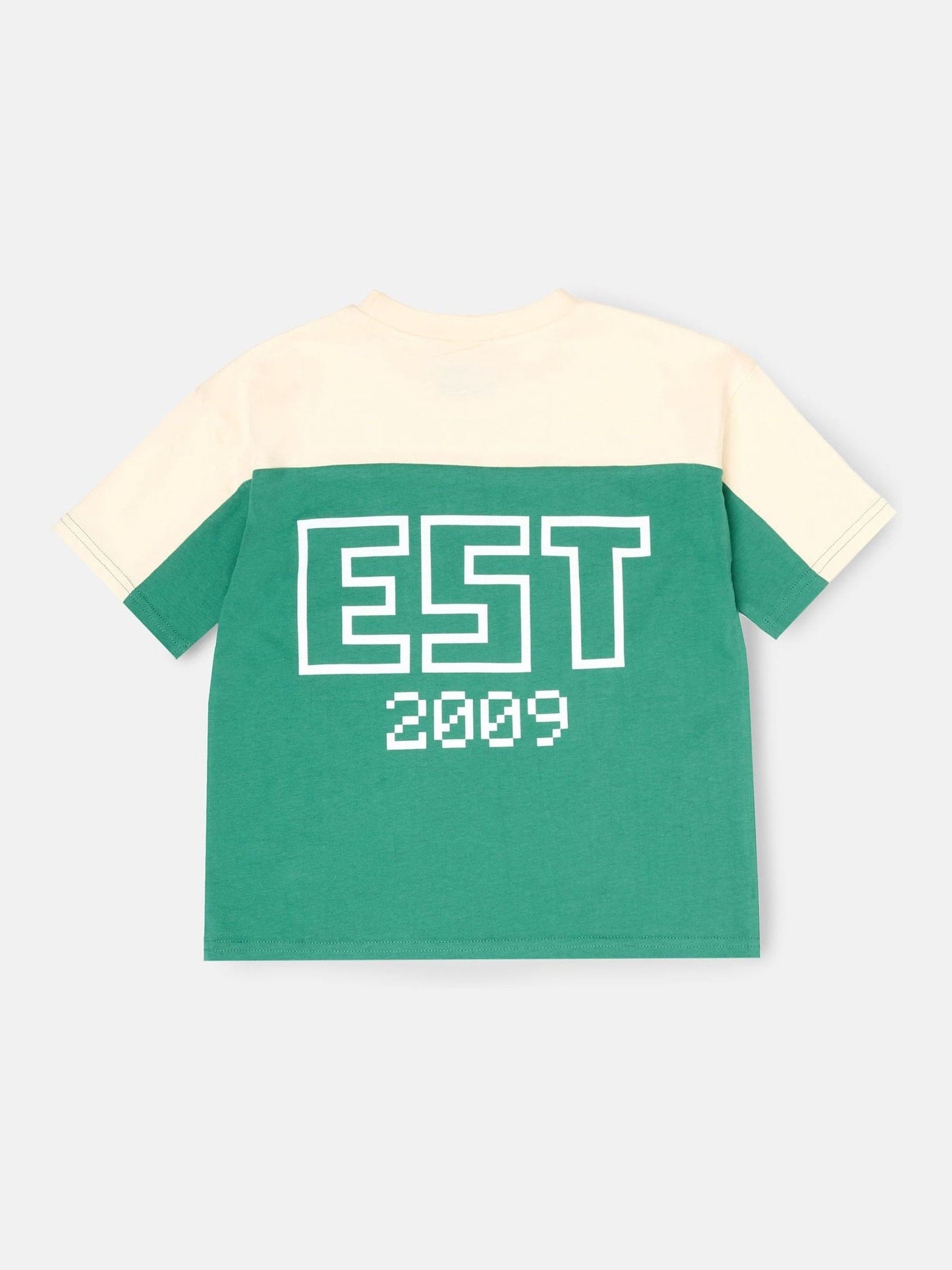 Dsiney Kidz - Angel & Rocket Green Minecraft Oversized Varsity T-Shirt image 5