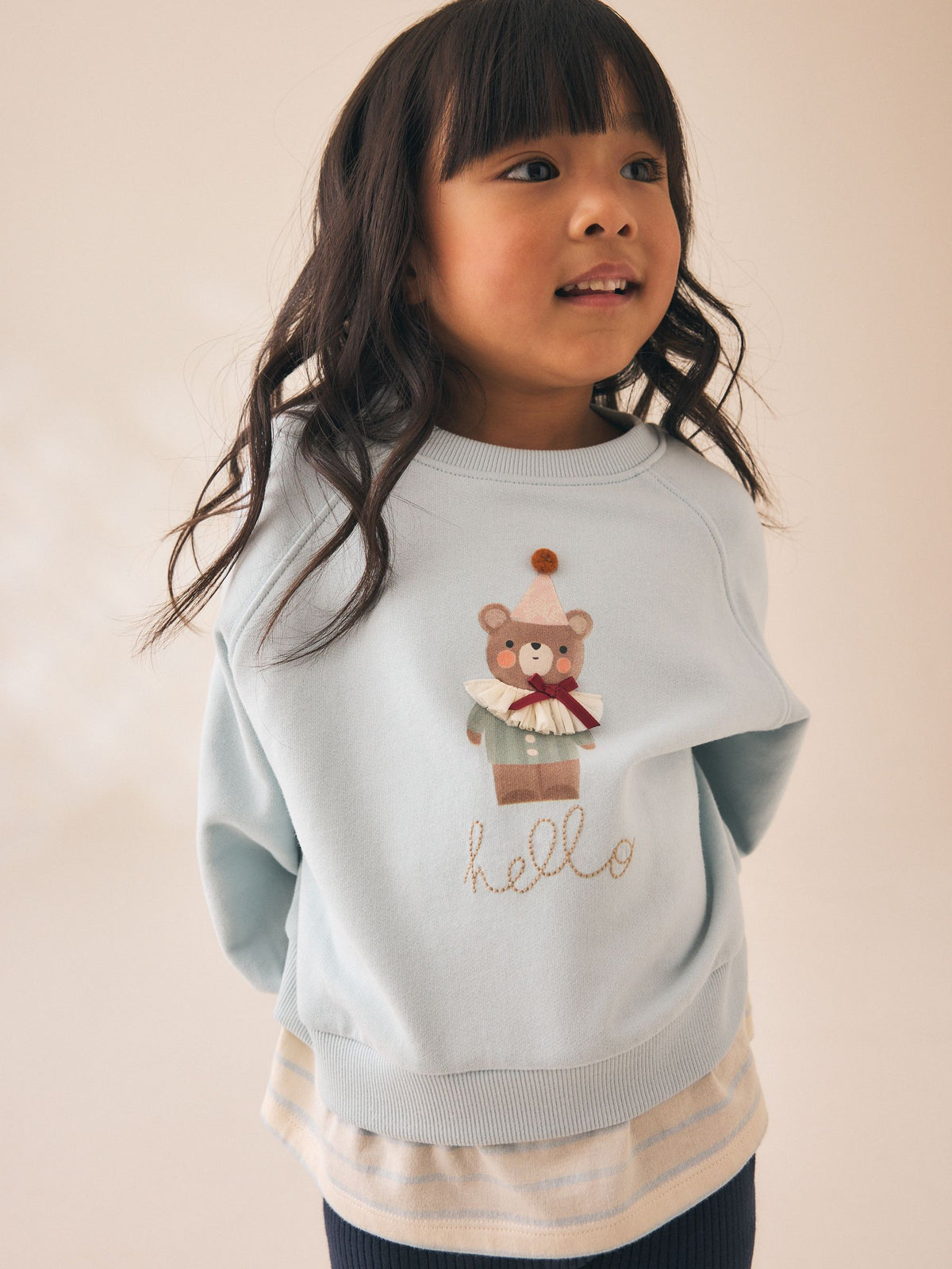 Dsiney Kidz - Blue Bear Sweatshirt and Leggings Set (3mths-7yrs) image 4