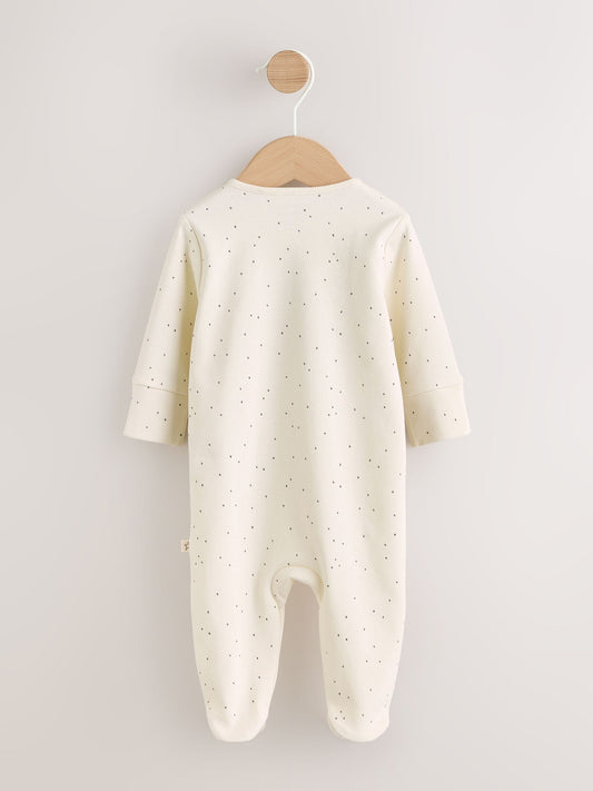 Cream My First Fathers Day Baby Sleepsuit (0-18mths) image 3