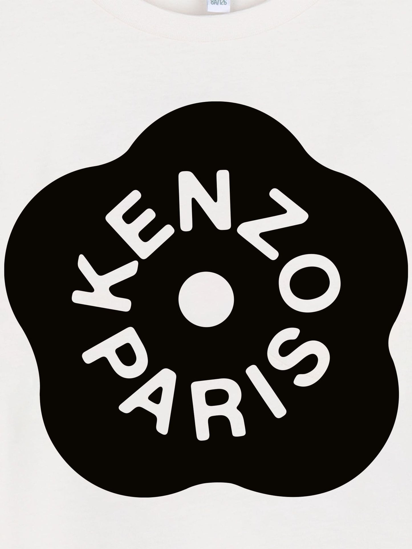 Kenzo Kids White Graphic Logo Crew Neck Short Sleeve T-Shirt image 3