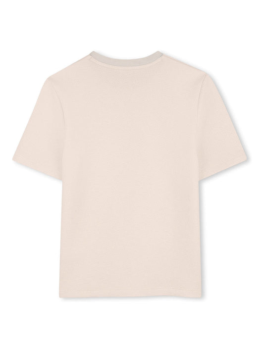 BOSS Cream Logo Short Sleeve T-Shirt image 2