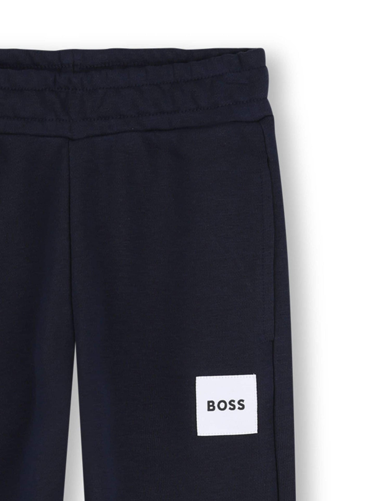 BOSS Black Logo Cuffed Joggers image 3