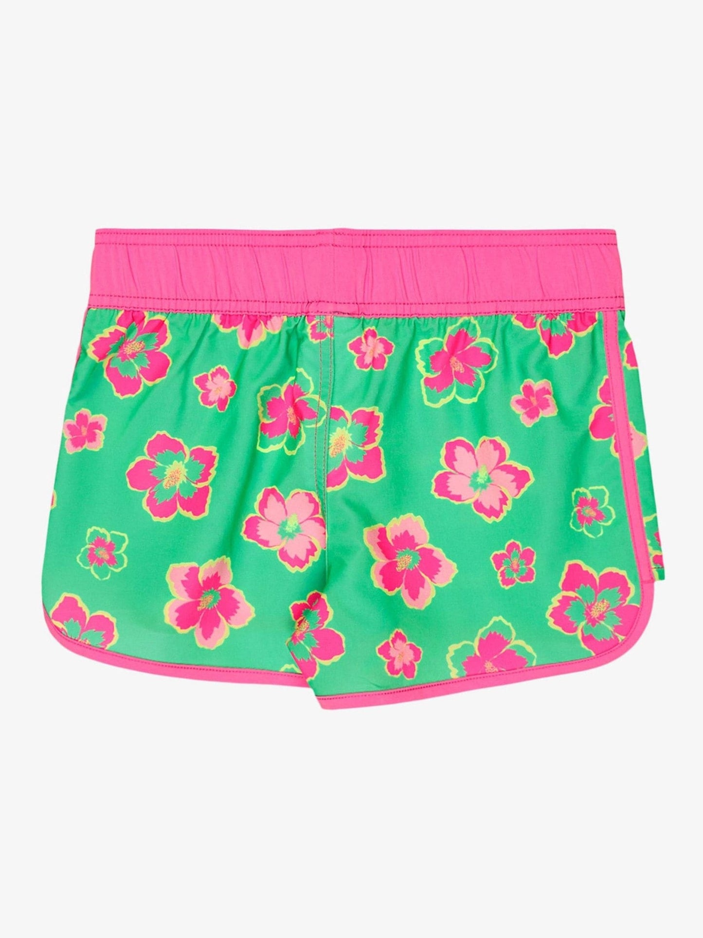 Dsiney Kidz - Roxy Green Floral Good Waves Only Swim Shorts image 2