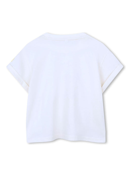 Kids Around White Sun Slogan Summer Graphic Print Short Sleeve T-Shirt image 2