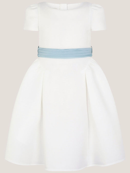 Dsiney Kidz - Monsoon Ivory Polly Cap Sleeve Bow Party Dress image 2
