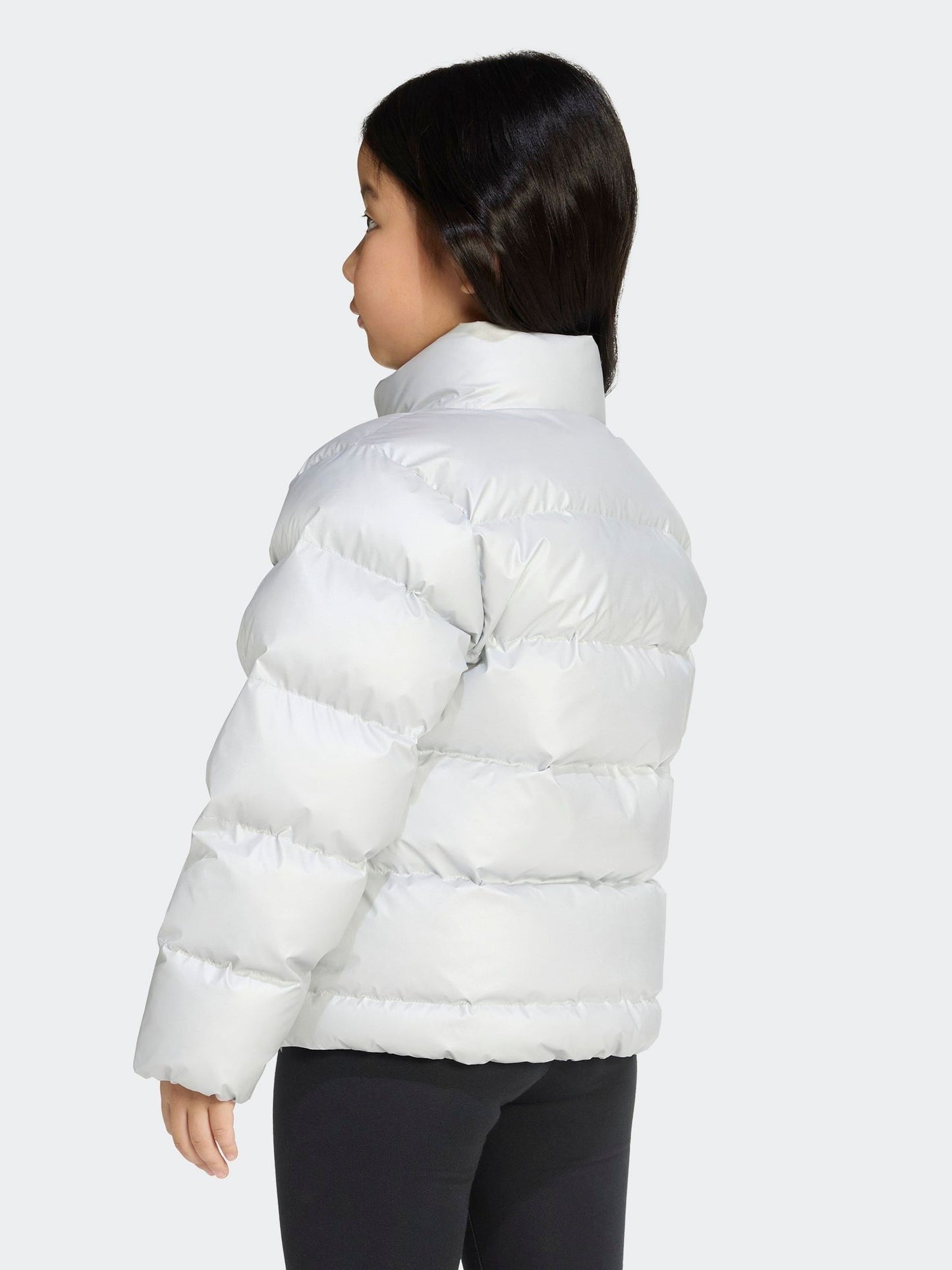 Dsiney Kidz - adidas Silver Synthetic Down Glam Jacket image 3