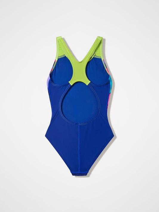 Dsiney Kidz - Speedo Blue Print Splashback Swimsuit image 2