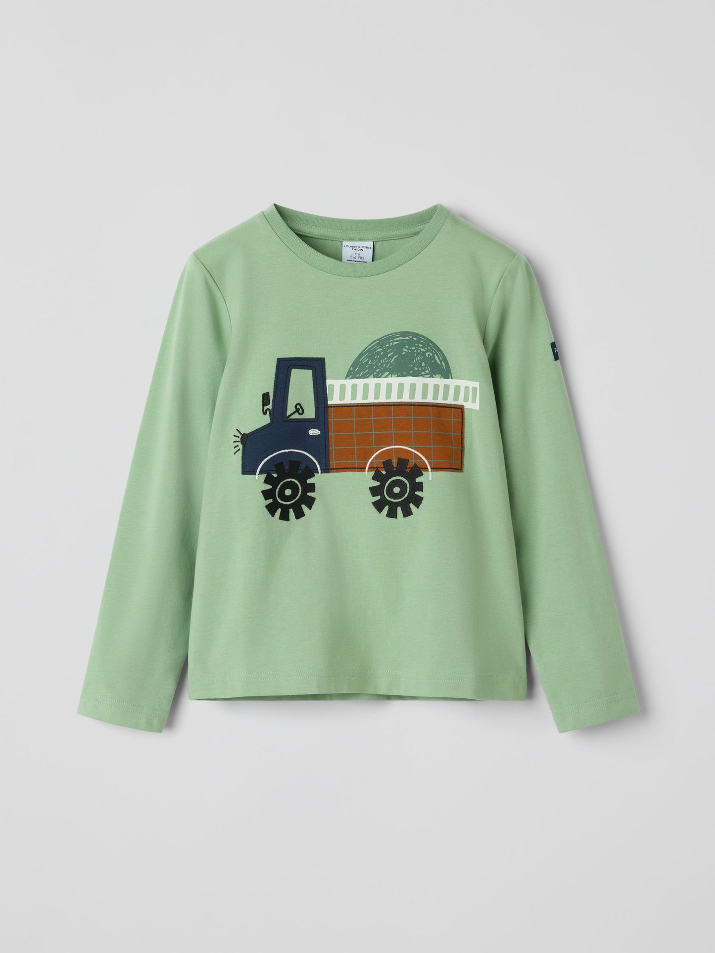 Polarn O. Pyret Green Printed Top image 1