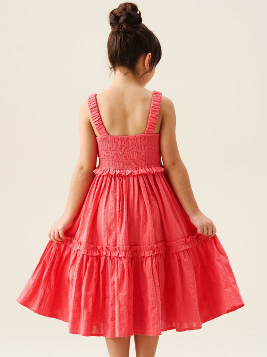 Dsiney Kidz - Angel & Rocket Pink Marie Coral Tiered Frill Dress image 2