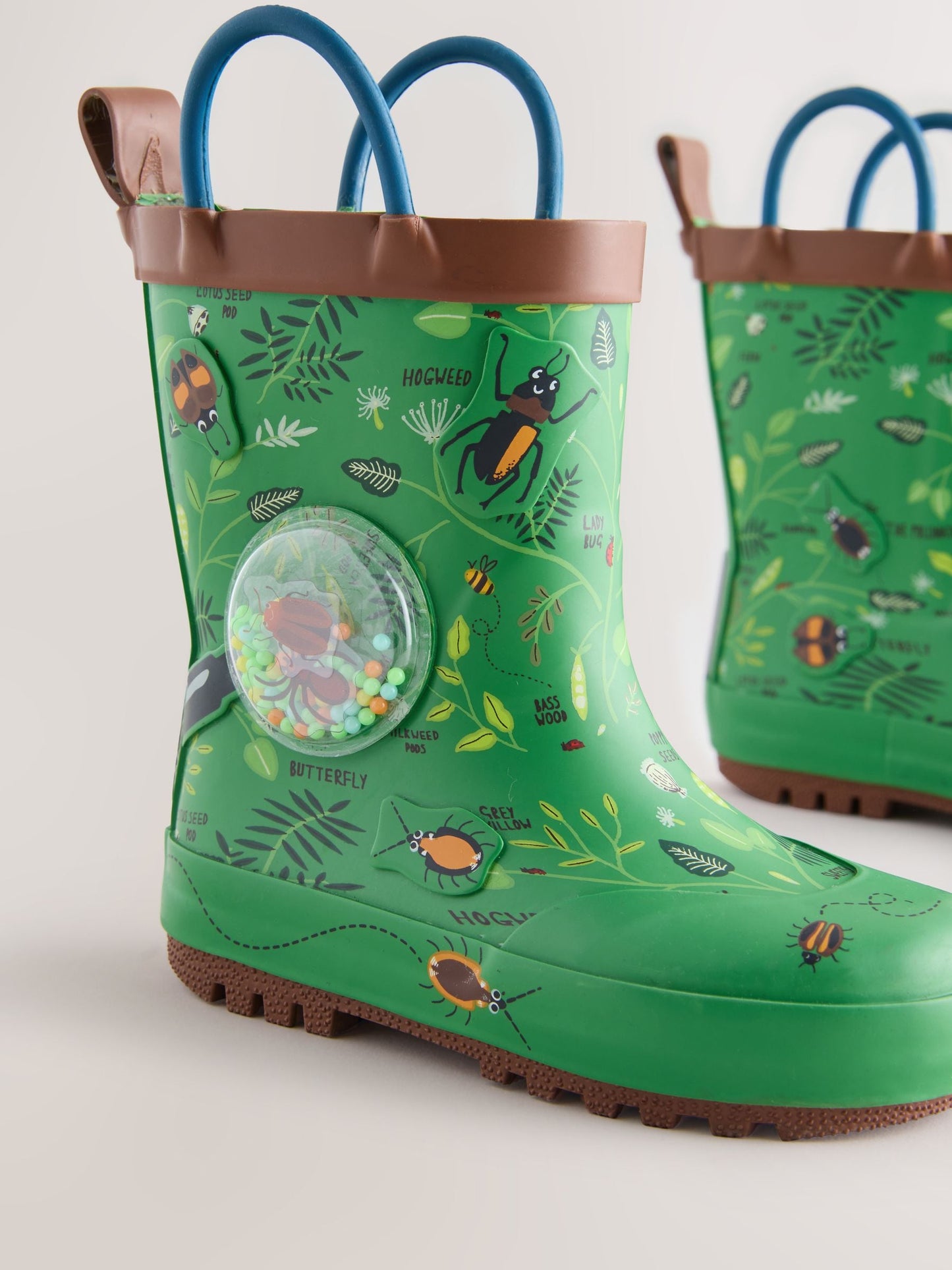 Green Forest Handle Pull On Wellies image 6
