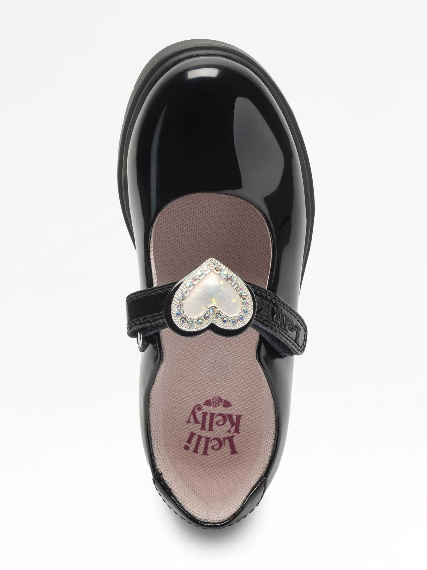 Lelli Kelly Black Sabrina Heart Mary Jane Shoes image 4