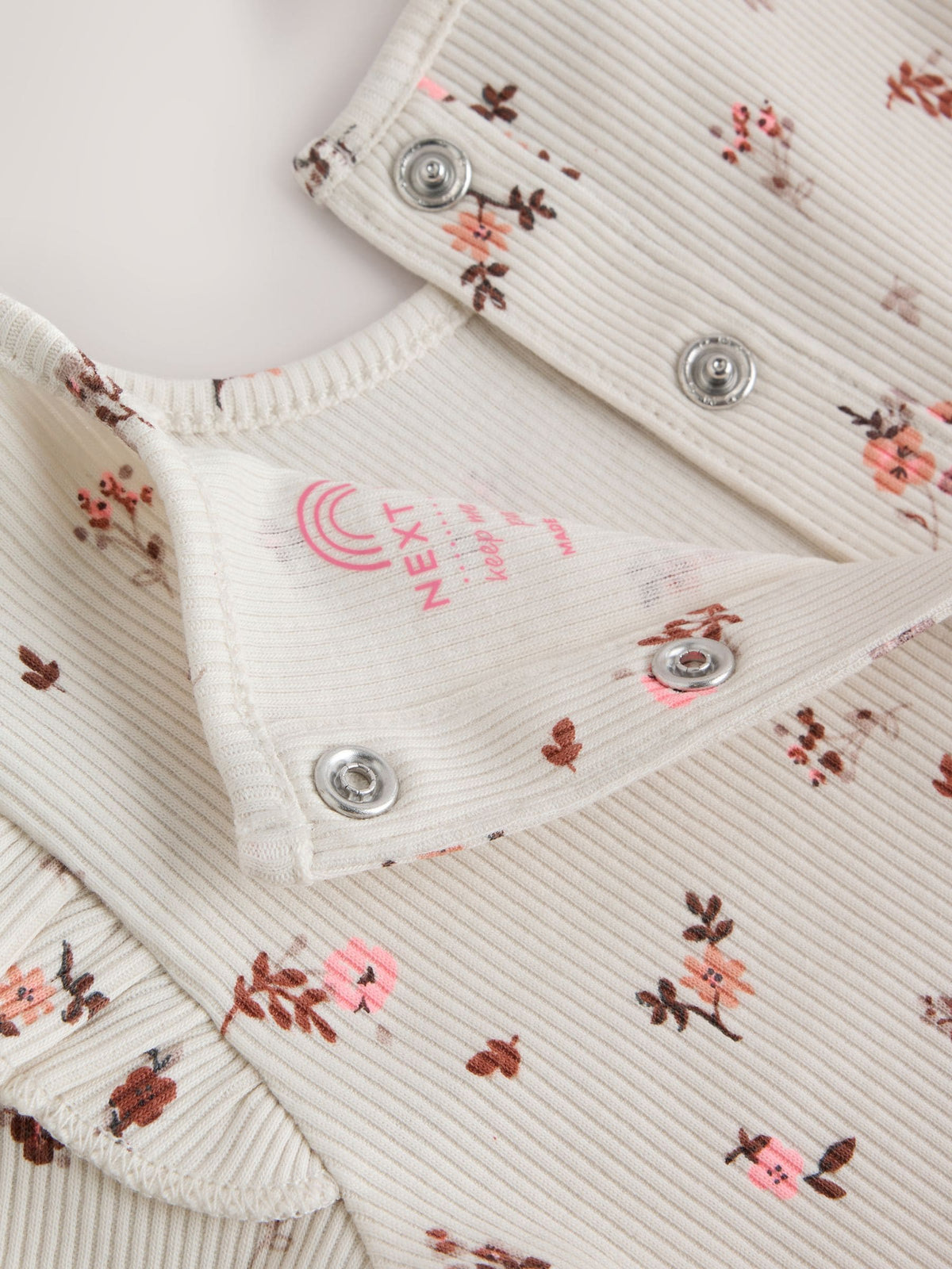 Dsiney Kidz - Ecru Floral Peplum Top and Leggings Baby Set (0mths-2yrs) image 8