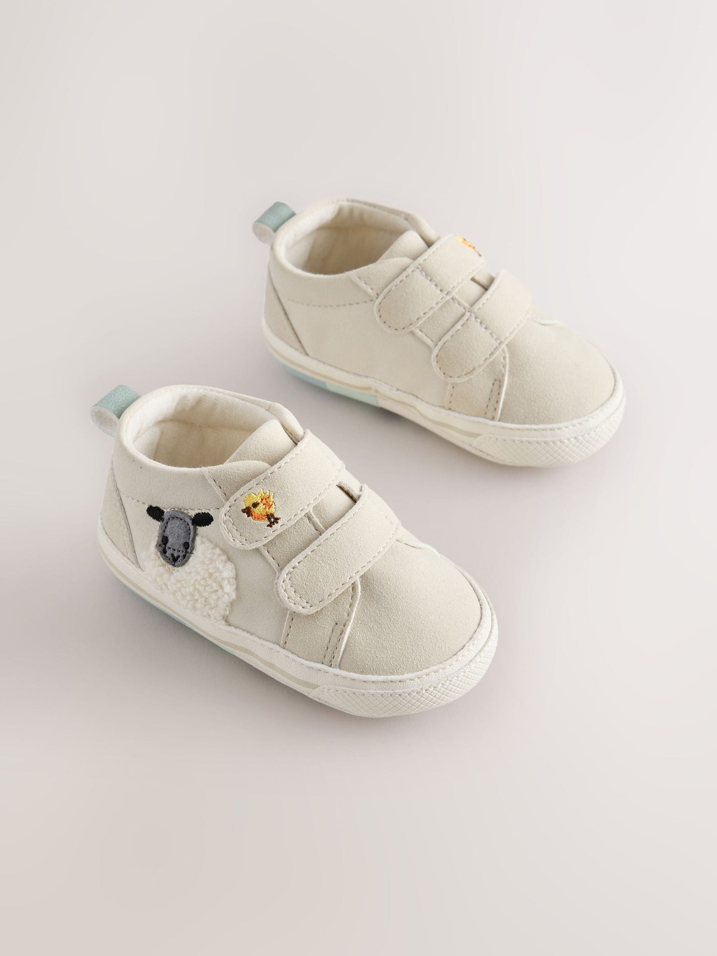 Neutral Farm Touch Fastening Baby Trainers (0-2mths) image 5