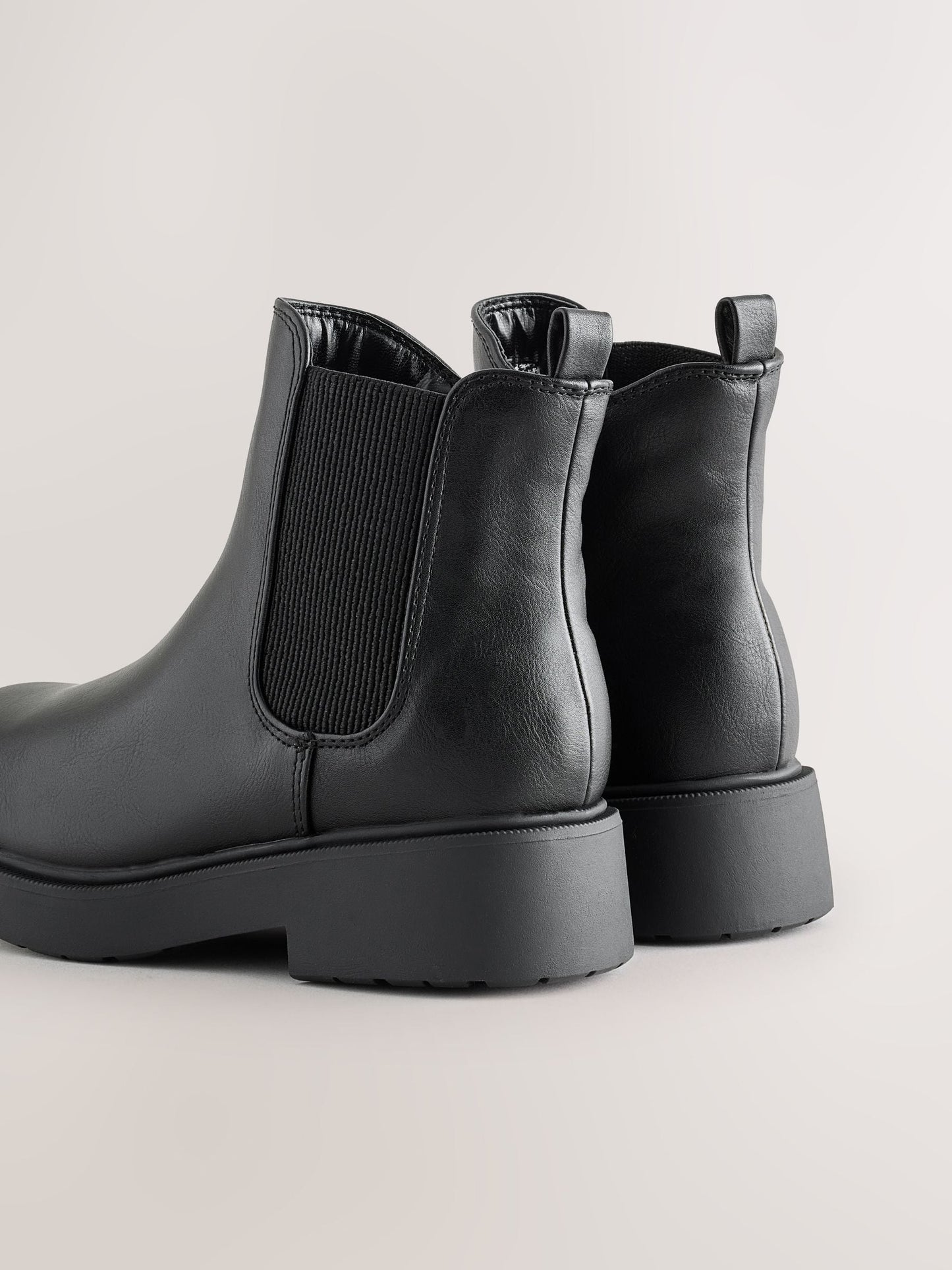 Black Wide Fit (G) Chelsea Ankle Boots image 5