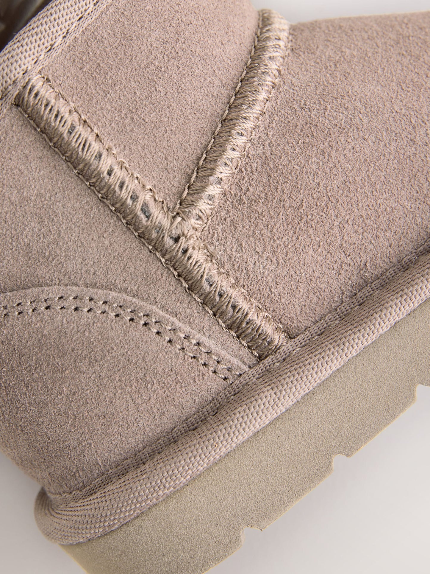 Mink Brown Wide Fit (G) Water Repellent Suede Pull On Boots image 5