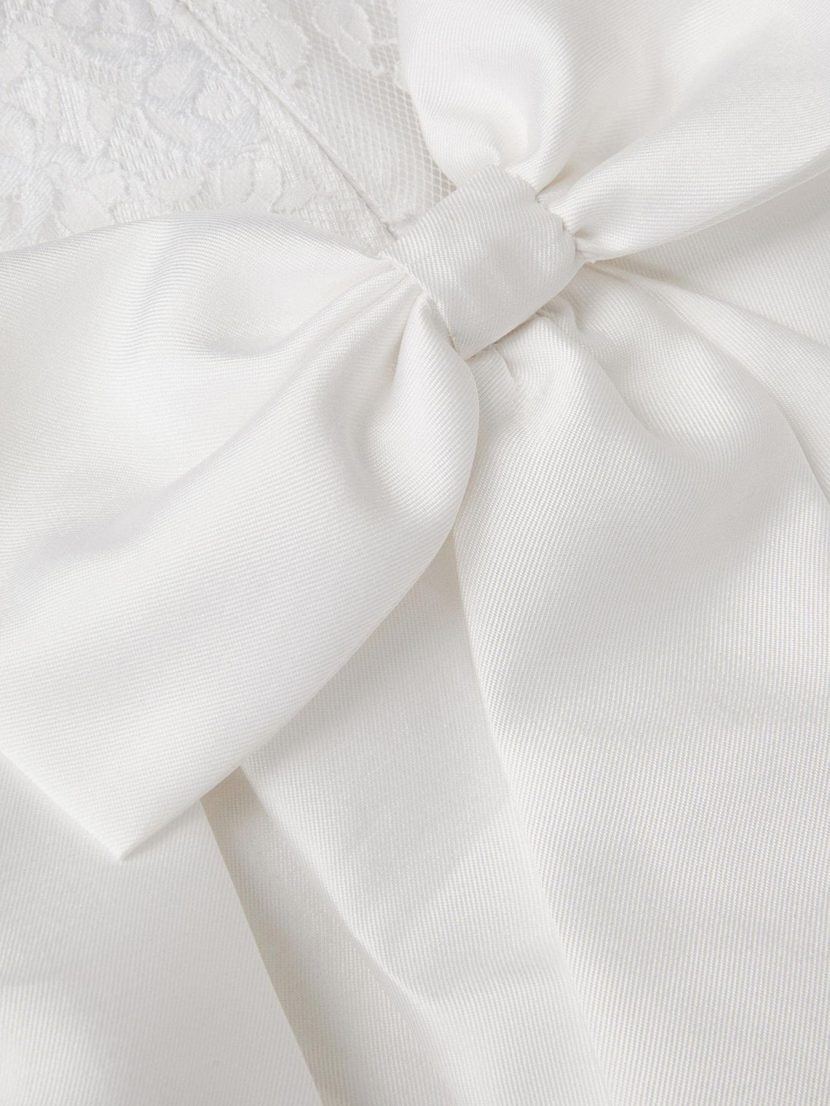 Dsiney Kidz - Monsoon White Communion Lola Bow Lace Trim Dress image 4